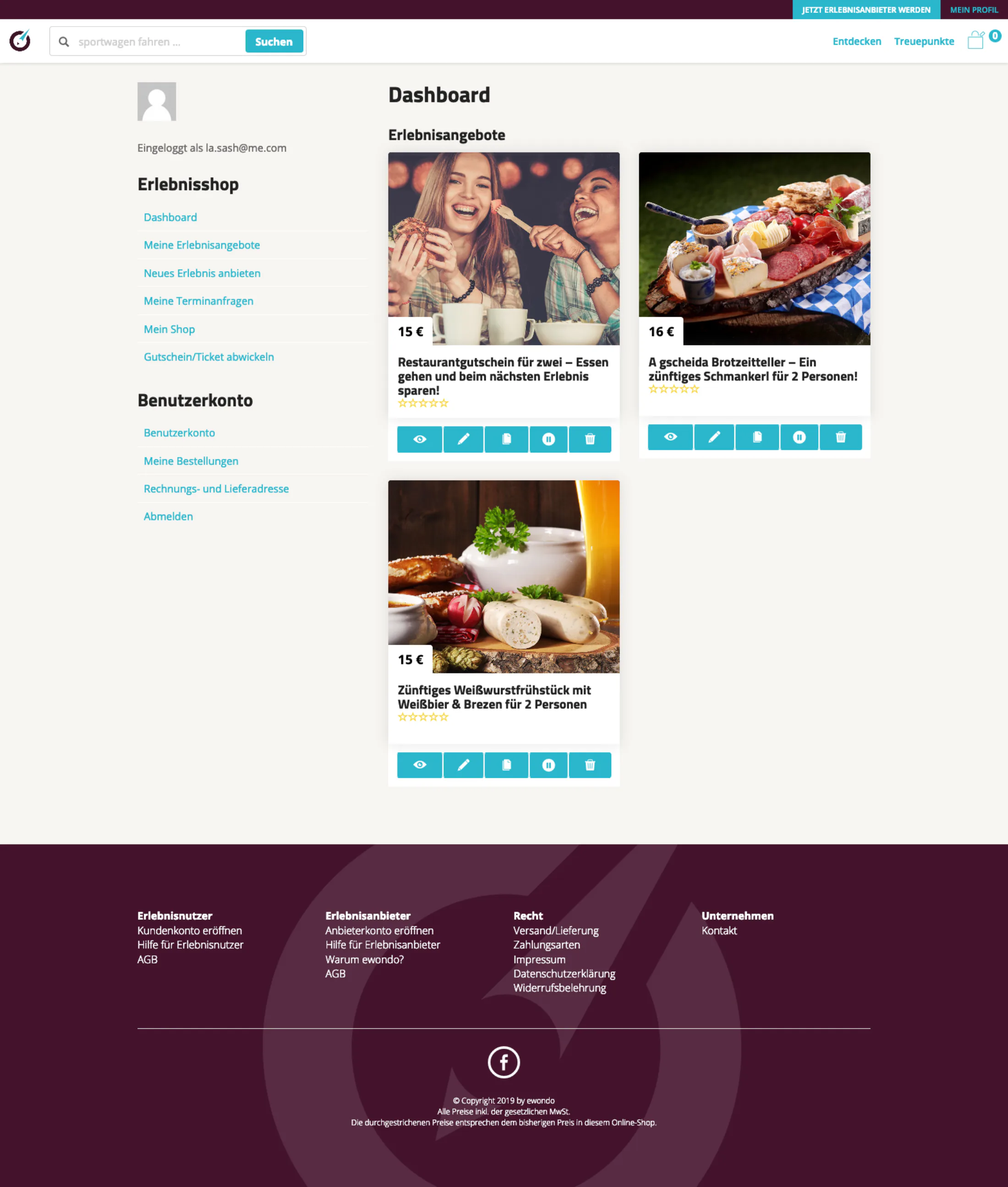ewondo Backend Custom-Abrechnungssystem
